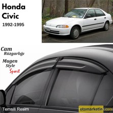 Carmind Honda Civic Uyumlu Mugen Cam Rüzgarlığı 1992-1995