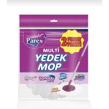 Parex Multi Yedek Mop 2'li Avantajlı Paket - Tornado, Tinny, Spinner, Quick Uyumlu 2'li Mop