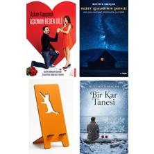 Destek Yayınları Aşkımın Beden Dili - Aşkım Kapışmak + Kuzey Işıklarının Şarkısı + Telefon Tutucu + Bir Kar Tanesi