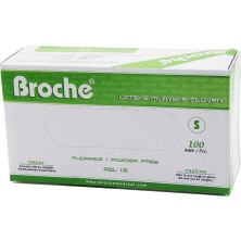 Broche S Pudrasız Muayene Eldiveni 100LÜ