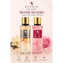 Elysia Elysıa Bare Vanilla & Velvet Petals 2’li Set Kadın Vücut Spreyi 250 ml X2 Kalıcı Ferah Parfüm Mist