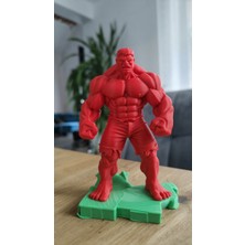 Sepetzone 3D Baskı Küçük Boy Hulk Figürü - Marvel Hulk Biblo - Süper Kahraman Dekor
