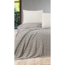 Doux Home Collection Doux Home Dilara Desen Triko Yatak Örtüsü 220 x 240