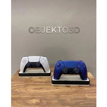Objekto 3D Ps5 Dualsense Uyumlu Tekli Joystick Standı - Masaüstü Kol Tutucu Aparat