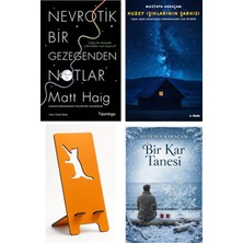 Domingo Yayınevi Nevrotik Bir Gezegenden Notlar - Matt Haig + Kuzey Işıklarının Şarkısı + Telefon Tutucu + Bir Kar Tanesi