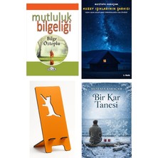 Ulak Yayıncılık Mutluluk Bilgeliği - Bilge Öztoplu + Kuzey Işıklarının Şarkısı + Telefon Tutucu + Bir Kar Tanesi