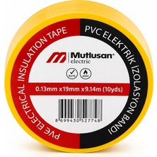 Mutlusan 5 Ad Sarı Pvc Elektrik Izolasyon Bandı