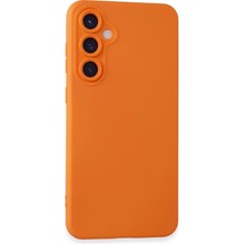 Spt-Gld Newface  Galaxy S23 Fe Kılıf Nano Içi Kadife Silikon - Turuncu
