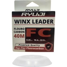 Ryuji Winx Fc 40MT 0.45MM %100 Fluorocarbon Leader Misina