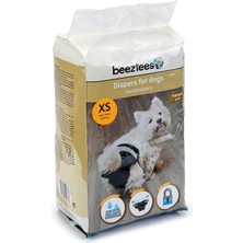 Beeztees Köpek Alt Bezi, Mükemmel Uyum, Kullan-At, Siyah, 22 Adet, Xs
