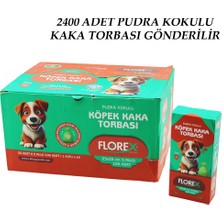 2400 Adet = 1 Koli Köpek - Evcil Hayvan Kaka Torbası Pudra Kokulu - 25X35CM