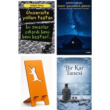Truva Yayınları Üniversite Yolları Taştan Bu Sınavlar Çıkardı B... - Erdem Timur + Kuzey Işıklarının Şarkısı + Telefon Tutucu + Bir Kar Tanesi