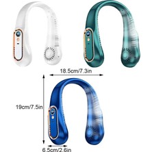 Aybartec Starx L 28 Boyun Fanı Neck Fan Göstergeli Hız Kademeli