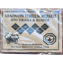 Baskılı Kraft Oto Araç Araba Paspas Kağıdı - 35X50 Cm. - 50 Adetlik 1 Paket