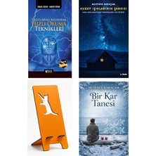 Fark Yayınları Uygulamalı Anlayarak Hızlı Okuma Teknikleri - Ismail Güler + Kuzey Işıklarının Şarkısı + Telefon Tutucu + Bir Kar Tanesi
