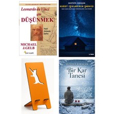 Beyaz Yayınları Leonardo Da Vinci Gibi Düşünmek - Michael J. Gelb + Kuzey Işıklarının Şarkısı + Telefon Tutucu + Bir Kar Tanesi
