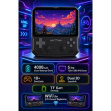 Seyutech Gs1 Oyun Konsolu Yeni Nesil El Atarisi 4000 Mah Batarya 20.000+ Oyun 5 Inç Hd Ekranlı El Konsolu