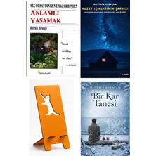 Beyaz Yayınları Anlamlı Yaşamak - Berna Bridge + Kuzey Işıklarının Şarkısı + Telefon Tutucu + Bir Kar Tanesi