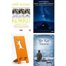 Az Kitap Korku Nedir ve Nasıl Korkusuz Olunur? - Akif Manaf + Kuzey Işıklarının Şarkısı + Telefon Tutucu + Bir Kar Tanesi