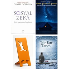 Varlık Yayınları Sosyal Zeka - Insan Ilişkilerin Yeni Bilimi - Danıel Goleman + Kuzey Işıklarının Şarkısı + Telefon Tutucu + Bir Kar Tanesi