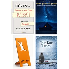 Beyaz Yayınları Güvende Olmanın Yeni Yolu Risk - Randy Gage + Kuzey Işıklarının Şarkısı + Telefon Tutucu + Bir Kar Tanesi