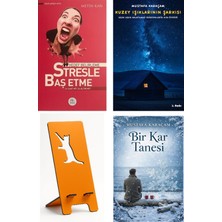Mavi Çatı Yayınları Hedef Belirleme Stresle Baş Etme - Metin Kan + Kuzey Işıklarının Şarkısı + Telefon Tutucu + Bir Kar Tanesi