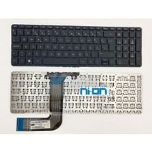Ni-On Nion Hp Pavilion 17-F020US ,hp Pavilion 17-F021NR ile Uyumlu Notebook Klavye (Siyah Tr)