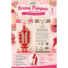 Evim 365 Pasta Kek Süsleme Aparatı Krema Sıkma Pompası