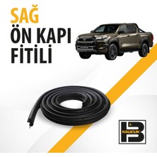 B&M Kauçuk Toyota Hilux (2016-2025) Sağ Ön Kapı Fitili BM01345