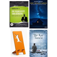 Marnet Yayıncılık 200 Yaşam Kesiti 1000 Aforizma-Aforizmalar Dizi 6 - Özer Uçuran Çiller + Kuzey Işıklarının Şarkısı + Telefon Tutucu + Bir Kar Tanesi