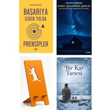 Yade Kitap Başarıya Giden Yolda Prensipler - Fahrettin Öztürk + Kuzey Işıklarının Şarkısı + Telefon Tutucu + Bir Kar Tanesi