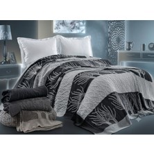 Doux Home Collection Doux Home Ağaç Rekli Desen Triko Yatak Örtüsü 220 x 240