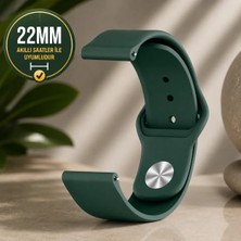 TechTrove Amazfit Gtr 2e Uyumlu 22MM Ayarlanabilir Spor Silikon Kordon