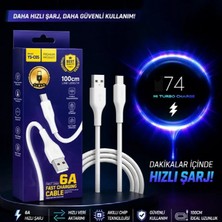 Aybartec Mi Turbo 6A Hızlı Şarj Type-C Kablo - 100CM | Premium Kalite C05