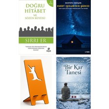 Doğru Hitabet ve Sözün Büyüsü - Sırrı Er + Kuzey Işıklarının Şarkısı + Telefon Tutucu + Bir Kar Tanesi