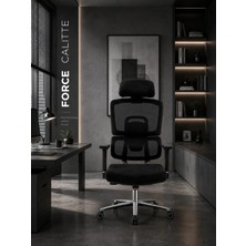 Calitte Force Premium Ergonomik Ofis & Çalışma Koltuğu | 3D Kolçaklı Yönetici Koltuğu