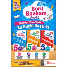 Ata Yayıncılık 5. Sınıf Ata Süper Türkçe -  Matematik- Fen Bilimleri Soru Bankam Seti