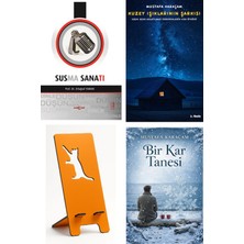 Akçağ Yayınları Susma Sanatı - Ertuğrul Yaman + Kuzey Işıklarının Şarkısı + Telefon Tutucu + Bir Kar Tanesi