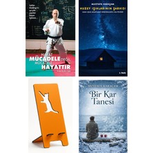 Caretta Yayıncılık Hayat Mücadele Değil Mücadele Hayattır - Rıza Kutlu Işık + Kuzey Işıklarının Şarkısı + Telefon Tutucu + Bir Kar Tanesi