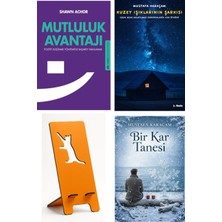 Maltepe Üniversitesi Kitapları Mutluluk Avantajı - Shawn Achor + Kuzey Işıklarının Şarkısı + Telefon Tutucu + Bir Kar Tanesi