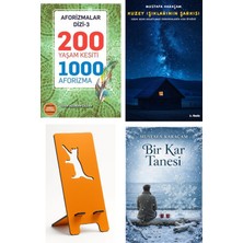 Marnet Yayıncılık 200 Yaşam Kesiti 1000 Aforizma-Aforizmalar Dizi 3 - Özer Uçuran Çiller + Kuzey Işıklarının Şarkısı + Telefon Tutucu + Bir Kar Tanesi
