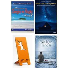 Beyaz Yayınları Network Marketing ile Nasıl Zengin ve Özgür Olunur - Ali Dinler + Kuzey Işıklarının Şarkısı + Telefon Tutucu + Bir Kar Tanesi