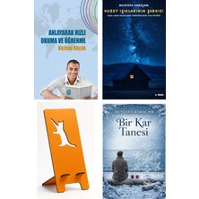 Tekin Yayınevi Anlayarak Hızlı Okuma ve Öğrenme - Kezban Küçük + Kuzey Işıklarının Şarkısı + Telefon Tutucu + Bir Kar Tanesi
