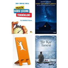Tutku Yayınevi Pratik Soru Çözme Teknikleri - M. Abdullah Yılmaz + Kuzey Işıklarının Şarkısı + Telefon Tutucu + Bir Kar Tanesi