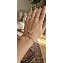 Akfecan Çelik Yıldız Model Şahmeran Bileklik