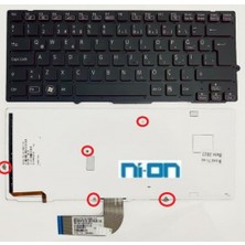 Ni-On Nion Sony VPCSB2A7E ,sony VPCSB2B7E Uyumlu Notebook Klavye (Siyah Aydınlatmalı Tr)