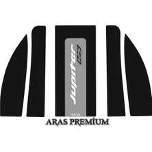 Aras Reklam ve Moto Aksesuar Jupiter 125 2023-2024 Uyumlu Tank Pad Seti