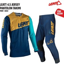 Leatt Lacivert Sarı Jersey Pantolon Takımı