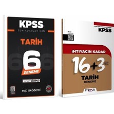 Anla Kazan Yayınları Marka + Evp Ihtiyacın Kadar Kpss Tarih 19+6 Deneme 2 Li Set