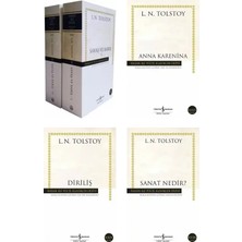 Türkiye İş Bankası Kültür Yayınları Iş Bankası L.n. Tolstoy Savaş ve Barış Anna Karenina Diriliş ve Sanat Nedir? 4lü Set